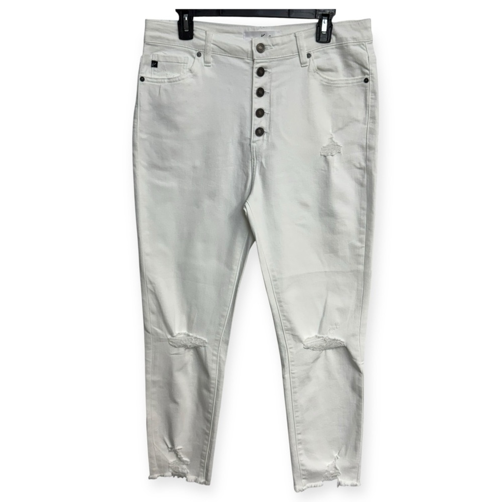 KanCan White Distressed Men Jeans‎ Size 11